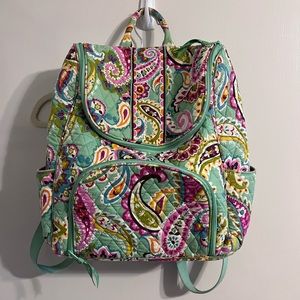 Vera Bradley Tutti Frutti green and pink backpack